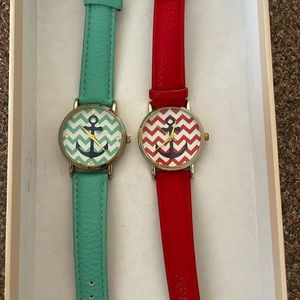 Set of 2 nautical watches